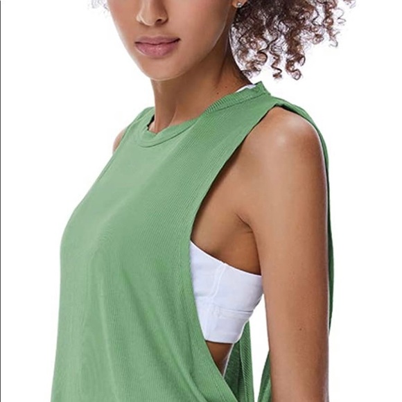 Backless and sleeveless tank top. Workout or yoga top. Brand new in package - Picture 3 of 8